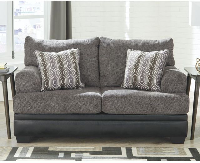 Signature Design by Ashley® Millingar Smoke Loveseat-3