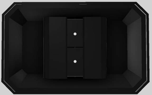 Vent-A-Hood® Designer Series 48" Black Island Range Hood-1