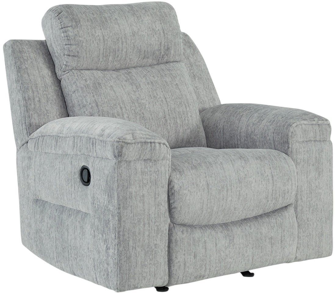 Benchcraft® Buntington Pewter Manual Rocker Recliner