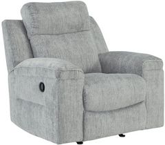 Benchcraft® Buntington Pewter Manual Rocker Recliner