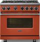 Viking® 7 Series 36" Spiced Cider Pro Style Liquid Propane Gas Range-2