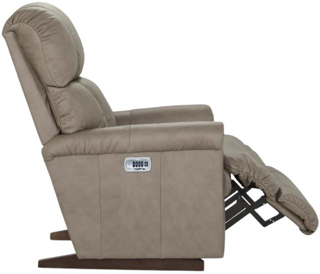La-Z-Boy® Pinnacle Stone Leather Power Wall Recliner with Headrest and Lumbar-4