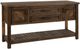International Furniture Direct Dutton Brown Sofa Table-0