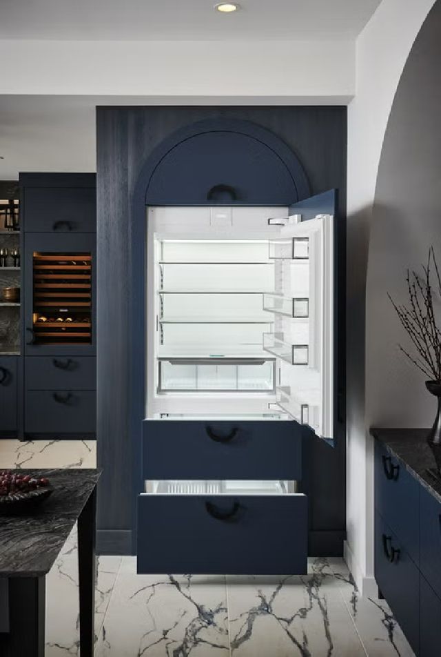 Sub-Zero® Designer Series 36" 19.6 Cu. Ft. Panel Ready Built-In Right Hinge Bottom Freezer Refrigerator-1