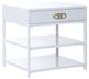 Chelsea House Tiffany White Side Table-0