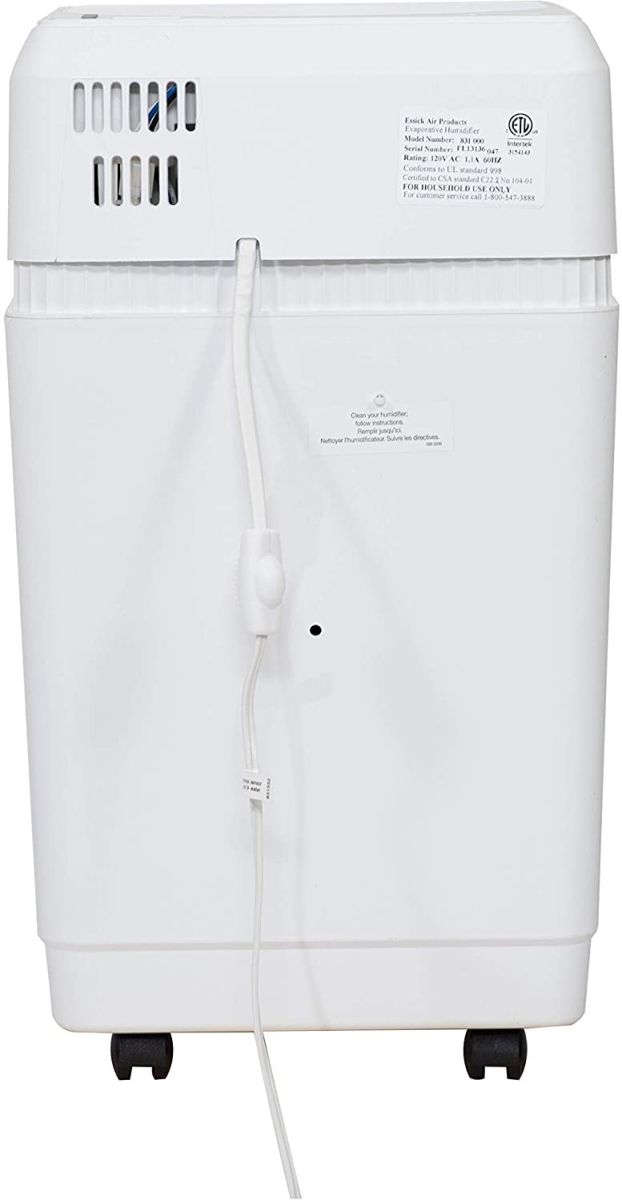 AIRCARE® 12.5" White Medum Home Space Saver Evaporative Humidifier-2