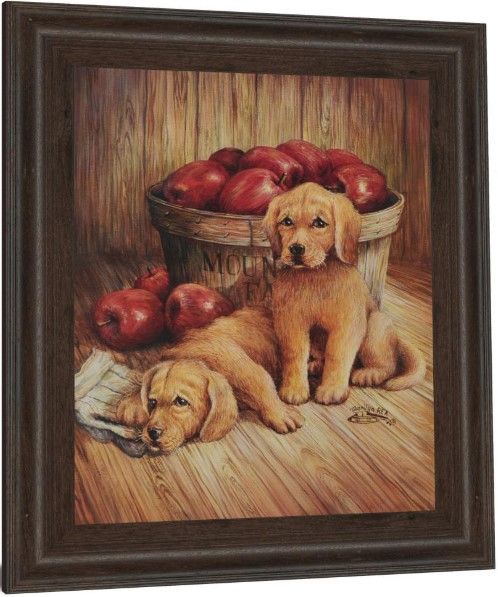 Classy Living Golden Pups Wall Art-3