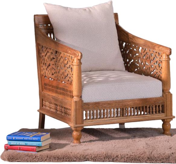 Jaipur Furniture Splendid Complements Niota Brown Chair-0