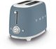 Smeg 50's Style 2 Slice Storm Blue Toaster-1