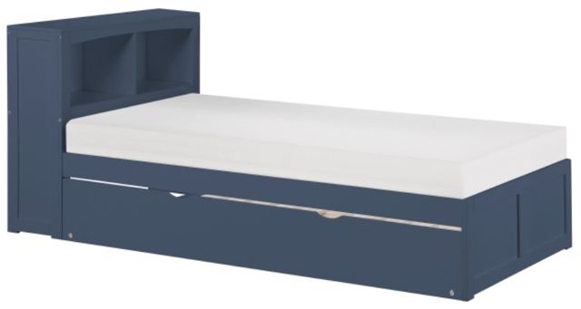 Homelegance® Nora Blue Twin Bookcase Platform Bed-2