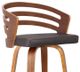 Armen Living Jayden Brown 30" Swivel Bar Stool-2