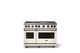 Viking® 7 Series 48'' Pure White Pro Style Gas Range with Griddle-3