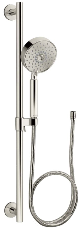 KOHLER® Purist® Vibrant Polished Nickel 2.5 GPM 30" 4-Function Handshower Kit-0