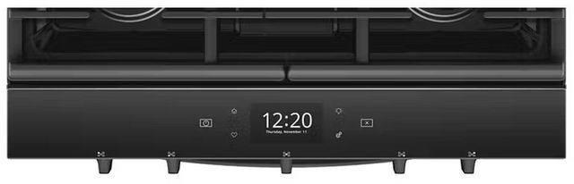 Whirlpool® 30" Smart Slide-In Gas Range-Black-1