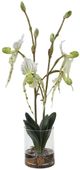 Uttermost® Lady Slipper Green/White Orchid-4