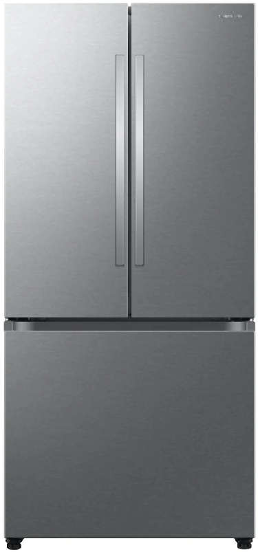 Samsung Bespoke AI 33" 24.5 Cu. Ft. Fingerprint Resistant Stainless Steel Freestanding French Door Refrigirator