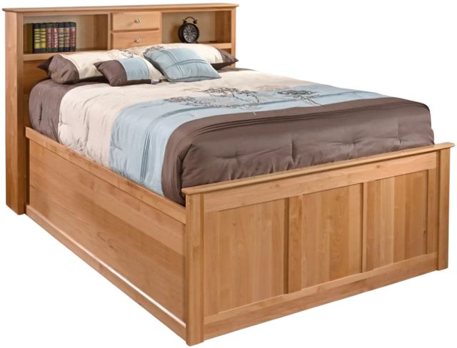 Archbold Furniture Customizable Shaker Queen Bookcase Bed-0