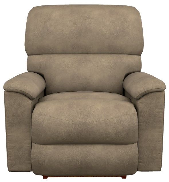 La-Z-Boy® Brooks Mushroom Power Rocking Recliner with Headrest-1