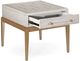 Bassett Mirror Perrine Soft White End Table-3