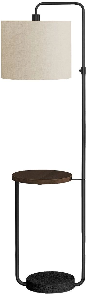 Monarch Specialties Inc. Black Floor Lamp with USB Port-0