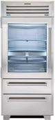 Sub-Zero® PRO Series 36" 22.7 Cu. Ft. Stainless Steel Frame Built-In Bottom Freezer Refrigerator-0