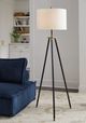 Signature Design by Ashley® Cashner Black/Gold Floor Lamp-4