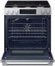 Samsung Bespoke 30" Fingerprint Resistant Stainless Steel Smart Slide-in Dual Fuel Range-1