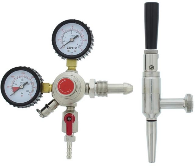 Zephyr Presrv™ Stainless Steel Kegerator Nitrogen Conversion Kit