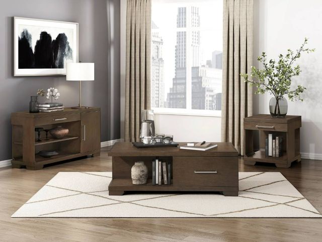 Homelegance® Duncan Espresso End Table-1