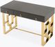 TOV Furniture Audrey Grey Lacquer Desk-0