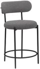 Coaster® Viola 2-Piece Black/Gray Counter Stool Set-3
