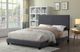 Titus Furniture Grey King Upholstered Panel Bed-1