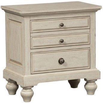 Liberty Furniture High Country 4-Piece Antique White Bedroom Set-3