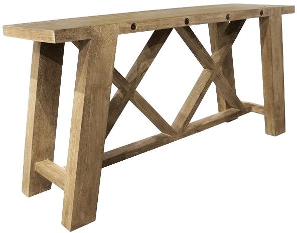 Riverside Furniture Gavin Deep Russet Rectangular Console Table-0