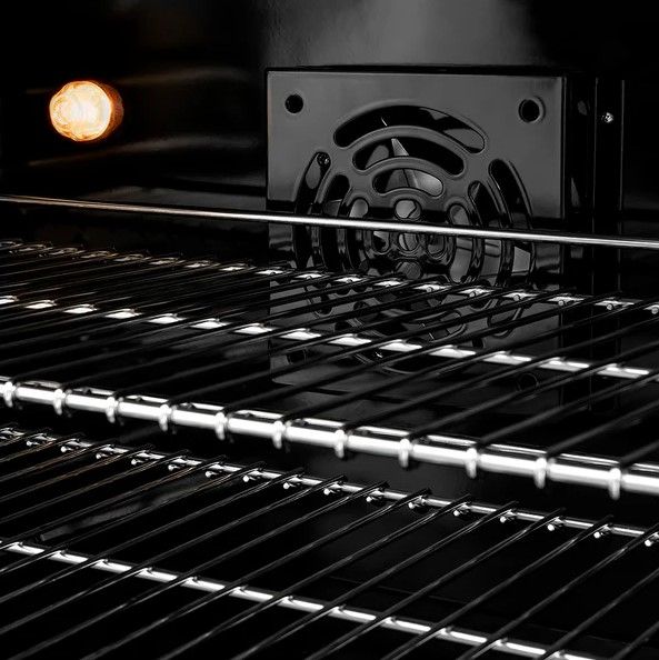 ZLINE Paramount 30" 4.2 cu. ft. Satin Stainless Steel with White Matte Door Paramount Dual Fuel Range with 4 Burner DuoPro™ Cooktop and Electric Convection Oven with Champagne Bronze Accents-3