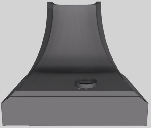 Vent-A-Hood® Designer Series 36" Gunsmoke Wall Mounted Range Hood-1