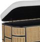 Currey & Company Anisa Black/Muslin Storage Bench-3