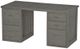 Crate Designs™ Furniture Graphite Lacquer Top Desk-0