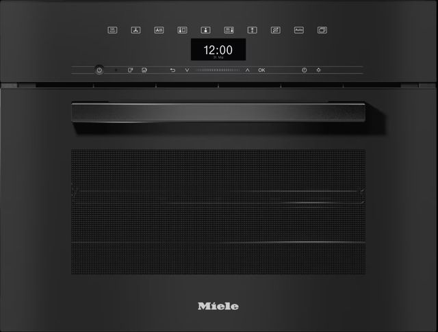 Miele VitroLine 24" Obsidian Black Electric Single Combi-Steam Oven-0