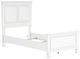 Signature Design by Ashley Fortman White Twin Panel Bed-2