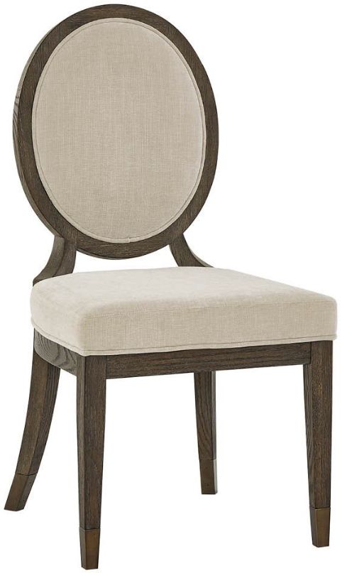 Universal Explore Home™ Montclair Cocoa/Silken Fog Oval Side Chair-0