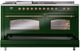 Ilve® Nostalgie II Series 60" Emerald Green Pro Style Dual Fuel Range-4
