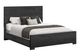 Monarch Specialties Inc. Graphite Grey Queen Panel Bed-0
