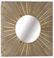 A & B Home Felix Brass/Gray Muted Mirror-0