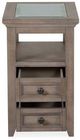 Magnussen Home® Paxton Place Dovetail Gray Chairside End Table-3