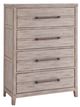 American WoodCrafters Aurora 5-Piece Whitewash King Panel Bedroom Set-3