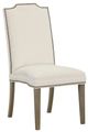 Fairfield® Customizable Entree Dining Empire Tall Back Armless Stack Dining Chair with Mica Legs-0
