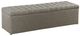 Stylecraft 5-Piece Dark Gray Storage Bench with Ottoman Set-2