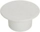 Classic Home Nysa White 40"W Concrete Outdoor End Table-2