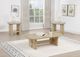 Coaster® Kailani 3-Piece Beige Oak Coffee and End Table Set-1